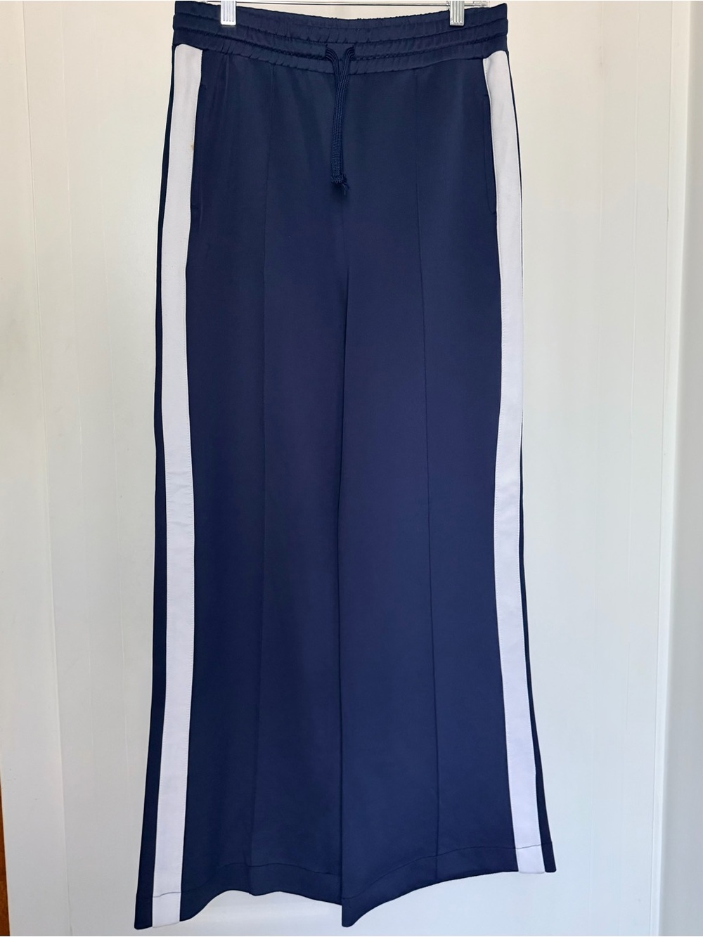 Zara Wide-Leg Trousers with Side Stripe.